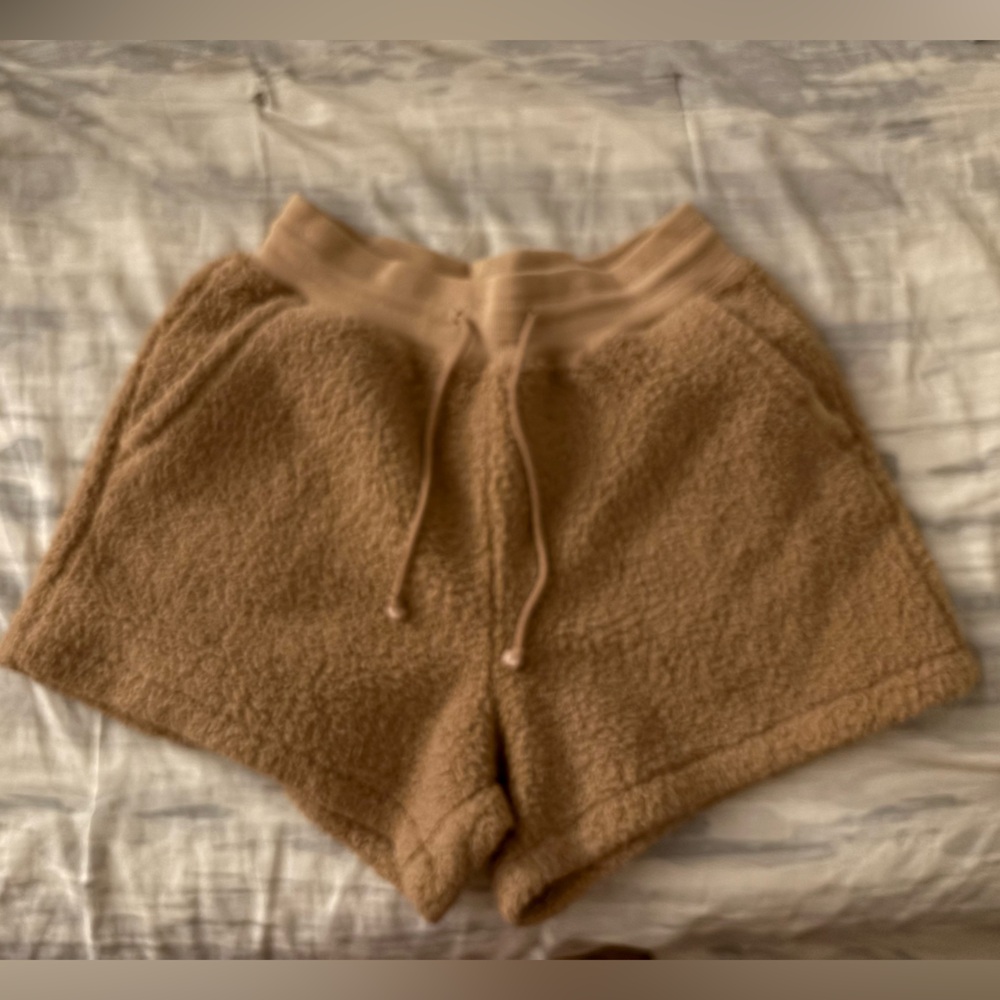 Gilly Hicks Tan Fleece Shorts